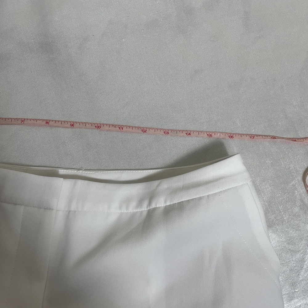 NEW Susan Graver 14 white classic office pants straight leg plus size - Picture 10 of 12